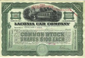 Laconia Car Co. - Stock Certificate